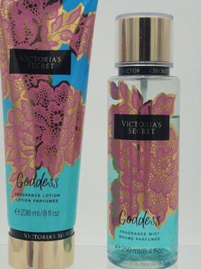Victoria's Secret Goddess Fragrance Mist & Fragrance Lotion 2 Pc Set Lot